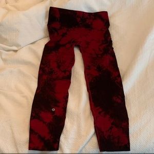 Lululemon 7/8 Tie Dye Leggings